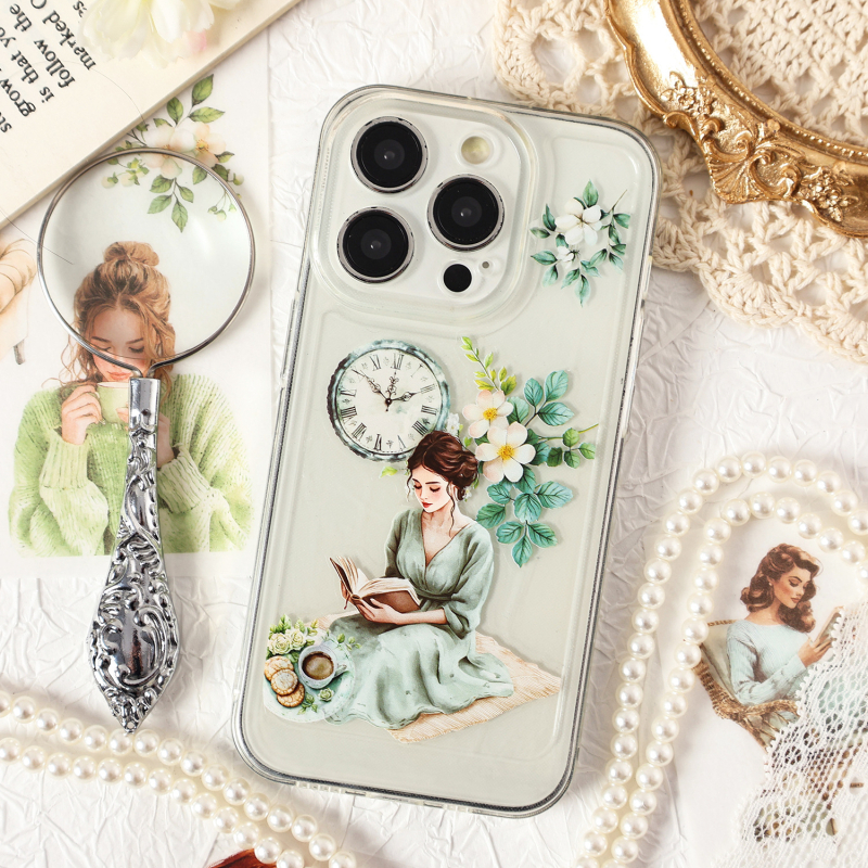 PET medžiagos lipdukų knygelė: skaidri, atspari vandeniui, skirta DIY dienoraščiui; lipdukų spausdinimas; logotipo spausdinimas; IP autorizacija: Ne