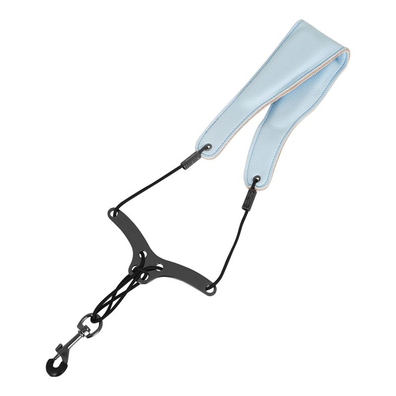 Szaxofon vállpánt TS-211~14 | mikroszálas bőr, SBR, cinkötvözet | csúszásmentes vállpánt