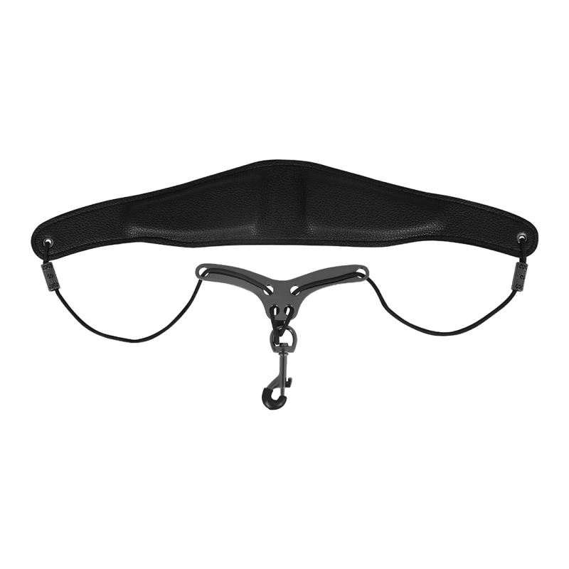 Szaxofon vállpánt TS-211~14 | mikroszálas bőr, SBR, cinkötvözet | csúszásmentes vállpánt