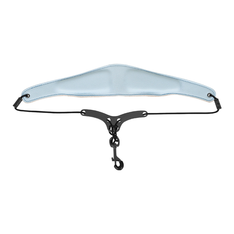 Szaxofon vállpánt TS-211~14 | mikroszálas bőr, SBR, cinkötvözet | csúszásmentes vállpánt