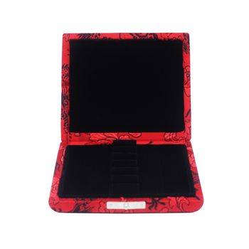 Oboe hangszeres tok, 6 darabos készlet, selyemmintás fa tároló, modell YY-21