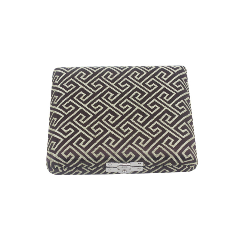 Oboe hangszeres tok, 6 darabos készlet, selyemmintás fa tároló, modell YY-21