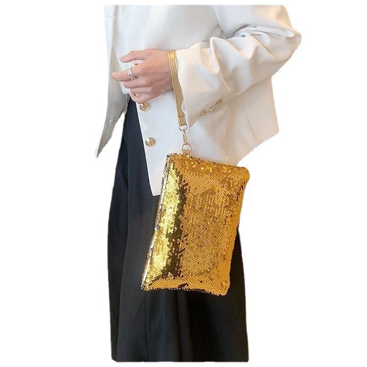 Csipkés konverttáska cipzárral, telefonzseb, horizontálisan négyzet alakú, poliészter bélés