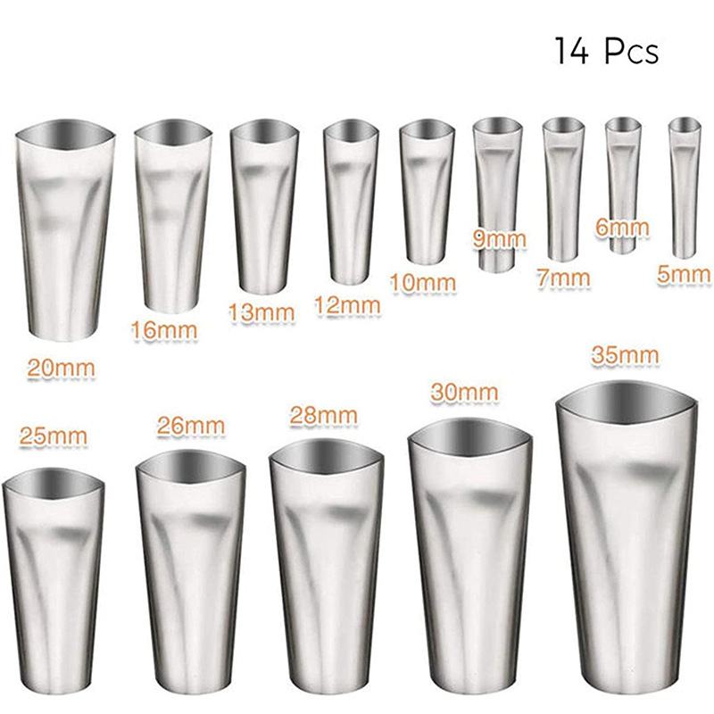 HM nerezová oceľová tryska na lepidlo pre sklenený tesniaci materiál, viac špecifikácií