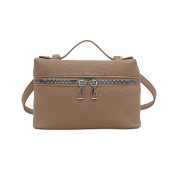 Crossbody torba - ulični stil, PU koža, horizontalni kvadratni oblik, zatvarač, podstava od poliestera