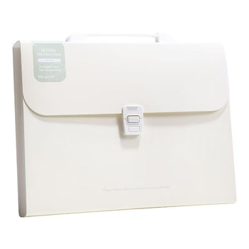 A4 мултисекционна акордеонна папка за изпитни листове – PP материал, 12 отделения, дебелина 0.6 мм