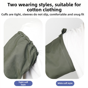 PVC rukávové manžety pre ochranu pri rybolove a práci – vodotesné, pre dospelých, moderný minimalistický štýl