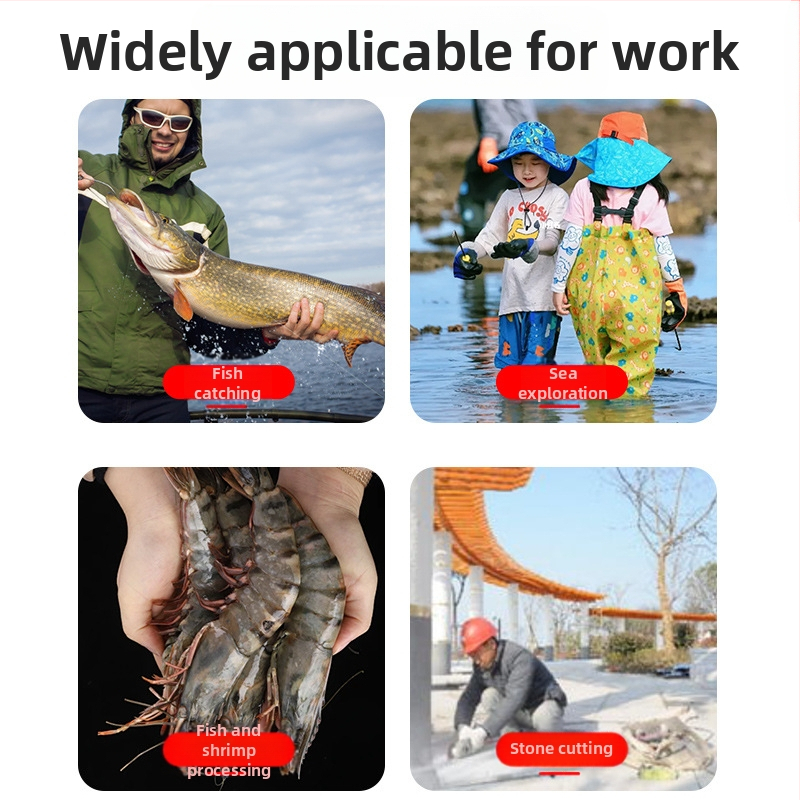 PVC rukávové manžety pre ochranu pri rybolove a práci – vodotesné, pre dospelých, moderný minimalistický štýl