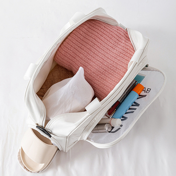 Δερμάτινη χιαστί τσάντα παραλίας με διαχωρισμό στεγνού-υγρού, αποθήκευση ταξιδιού και καλλυντικών, μεγάλη χωρητικότητα