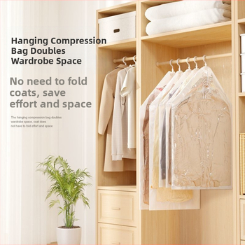 Unique pakabinama drabužių laikymo maišas su vakuumo suspaudimu - sėdėjimo tipas, be siurbimo