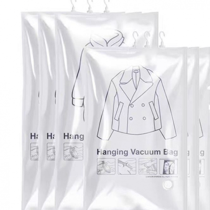 Unique pakabinama drabužių laikymo maišas su vakuumo suspaudimu - sėdėjimo tipas, be siurbimo