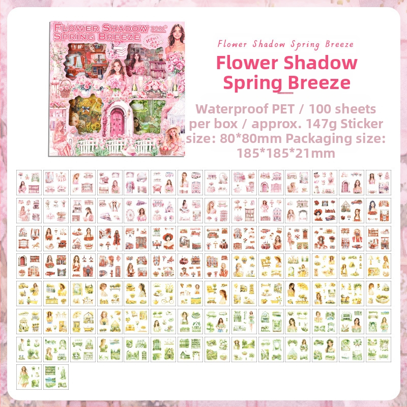 Joyful ретро комплект стикери за дневник - самозалепващи, печатна изработка, IP авторизация: Няма