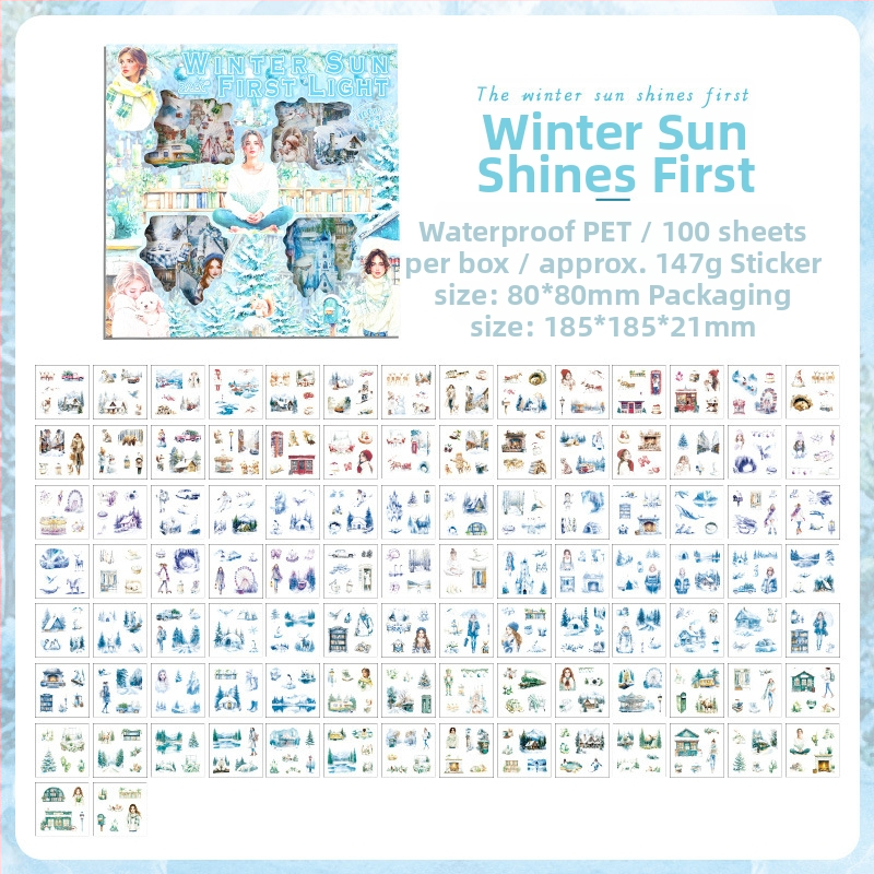 Joyful ретро комплект стикери за дневник - самозалепващи, печатна изработка, IP авторизация: Няма