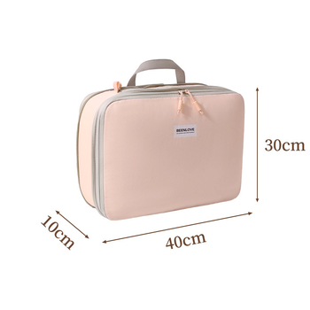 Διπλωτή τσάντα αποθήκευσης ταξιδιού, κυβόσχημη από νάιλον, με μεγάλη χωρητικότητα, διαπνέουσα και ανθεκτική στη φθορά, ιδανική για αναψυχές μετακινήσεις και αποθήκευση στο υπνοδωμάτιο.