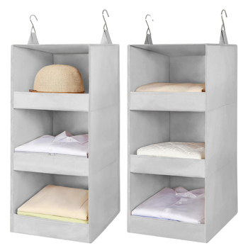 Чанта за гардероб за съхранение — многофункционална, окачваща се в гардероб, нетъкан текстил, прост и модерен стил, подходяща за спалня