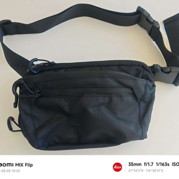 Nylon sport deréktáska; vízálló, ultrakönnyű, bővíthető, kültéri sportokhoz