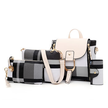 Geantă de damă PU, stil mamă-copil, formă verticală pătrată, închidere tip capac, buzunare interne: fermoar, buzunar pentru telefon, buzunar pentru ID