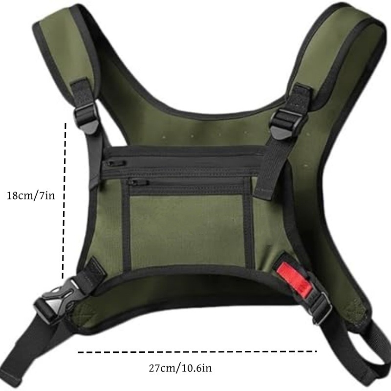 Muška prsna torbica za outdoor aktivnosti – diving tkanina, prozračna, vodootporna, otporna na habanje, unisex dizajn