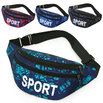 Αθλητικό τσαντάκι μέσης με φερμουάρ, νάιλον, καλοκαίρι 2021, εσωτερική θήκη και πολλαπλά εσωτερικά διαμερίσματα