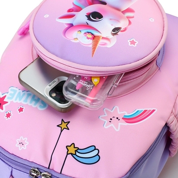 Rucsac pentru copii, imprimeu anime, Material Oxford, respirabil și rezistent la uzură, bretele curbate