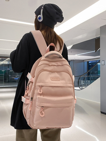 Σακίδιο σχολείου και ταξιδιών, νάιλον, χωρητικότητα 20–35 L, κατάλληλο για φορητό 15 ιντσών, ανθεκτικό σε πιτσιλίσματα νερού, αστικός μινιμαλιστικός στυλ