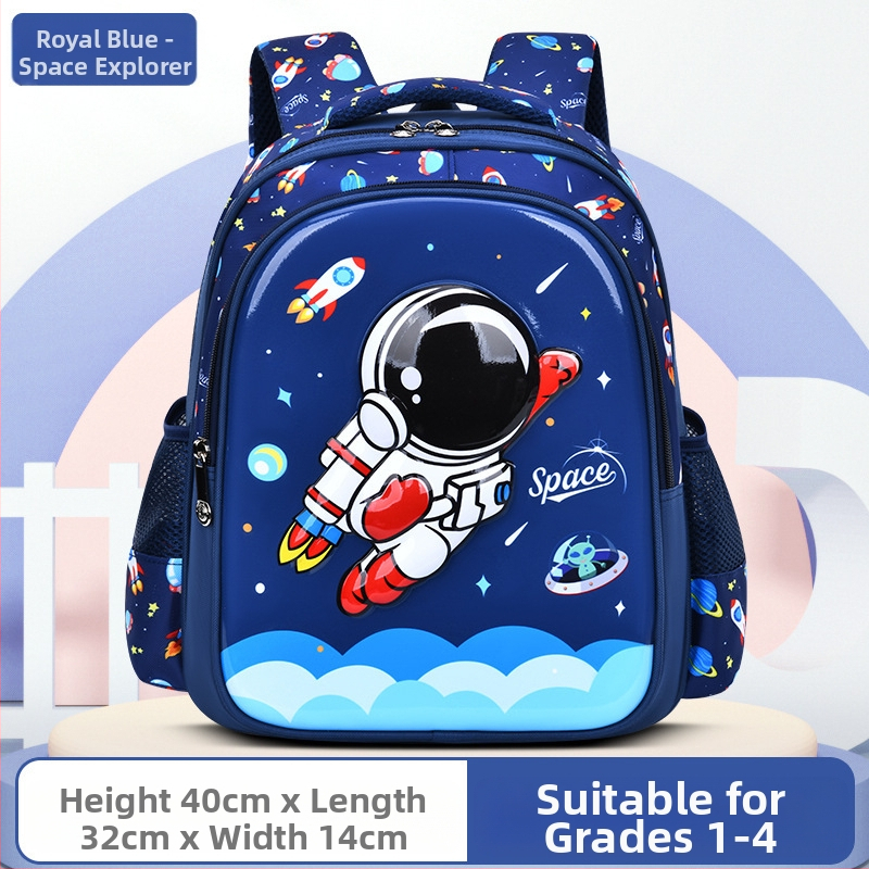 Училищна раница за деца (Унисекс; платно; дишаща; принт с аниме карикатури)