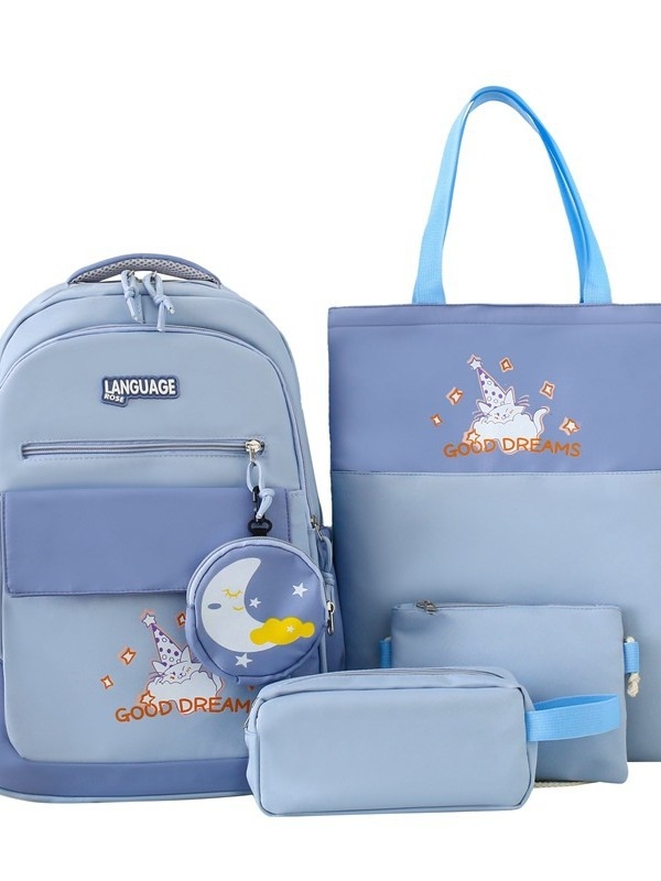 Unisex nailoninė kuprinė vidurinei mokyklai – kvėpuojanti, ultra lengva, didelė talpa, pečių dirželiai su oro pagalve