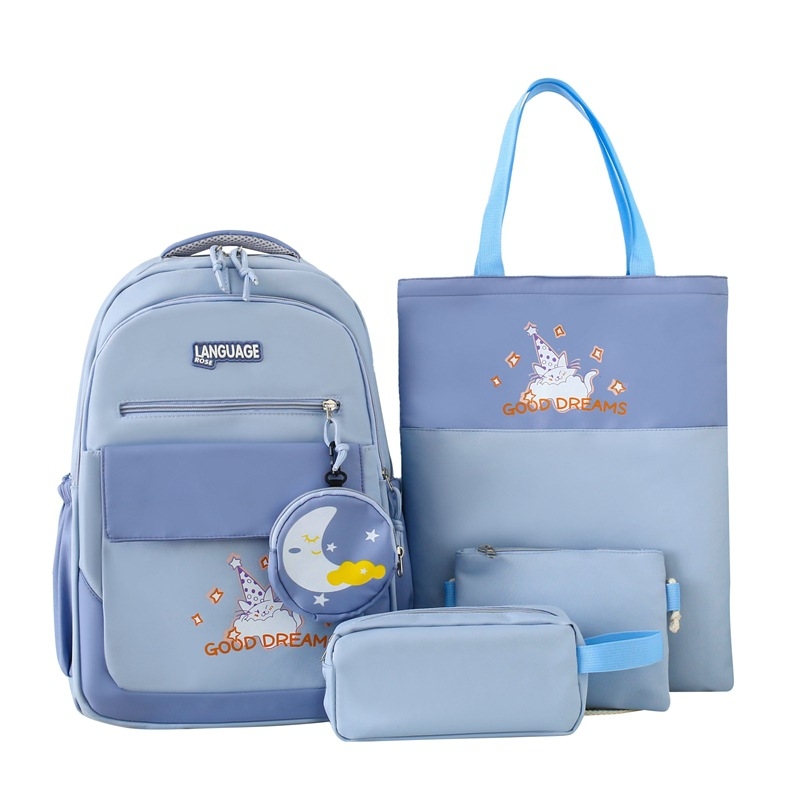 Unisex nailoninė kuprinė vidurinei mokyklai – kvėpuojanti, ultra lengva, didelė talpa, pečių dirželiai su oro pagalve