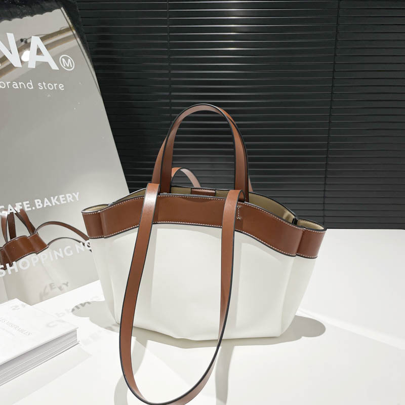 PU moterų Tote rankinė, horizontalaus kvadrato formos, laminuotas vidinis kišenė su užtrauktuku, poliesterio pamušalas