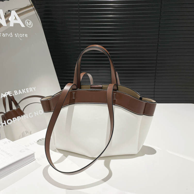 PU moterų Tote rankinė, horizontalaus kvadrato formos, laminuotas vidinis kišenė su užtrauktuku, poliesterio pamušalas