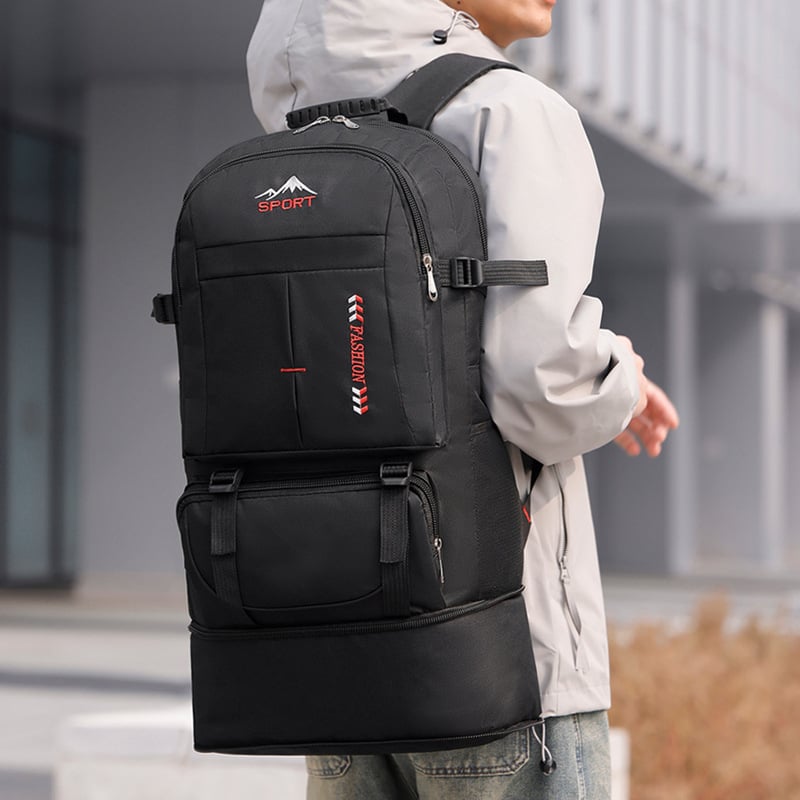 Unisex planinski ruksak, 20-35 L kapacitete, Oxford tkanina, nosivi sustav s jastukom zraka, kompatibilan s 15-inčnim prijenosnim računalo