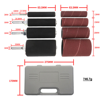 20 gabalu slīpēšanas gredzeni komplekts slīpēšanai un pulēšanai – alumīnija oksīds, Jiuhong