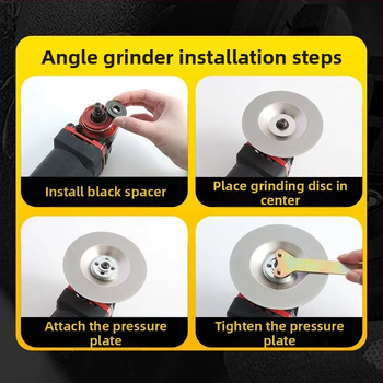 Junhao Диамантен чашовиден диск за ъглошлайф – електроплакиран, модел Diamond, за керамична обработка