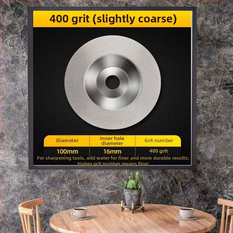 Junhao Диамантен чашовиден диск за ъглошлайф – електроплакиран, модел Diamond, за керамична обработка