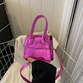 Ženska torbica u street fashion stilu od PU, horizontalnog četvrtastog oblika, magnetska kopča, trodimenzionalni dizajn