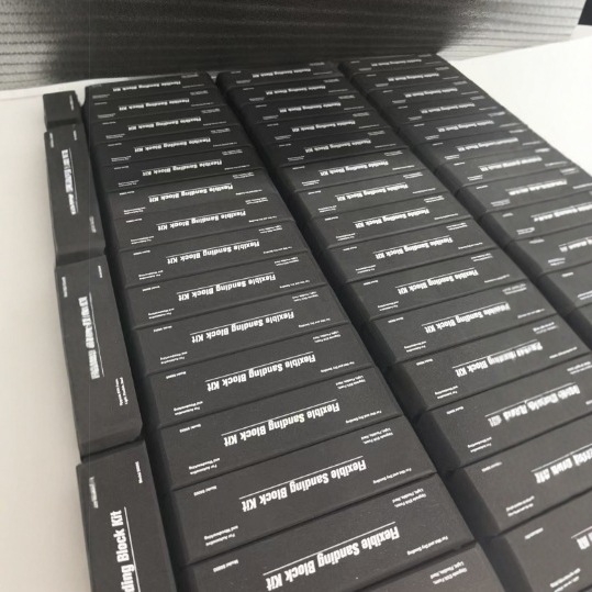 EVA шлайф-блокове комплект - гъвкави, мокро/сухо шлайфане, за дървообработка и автомобилна каросерия, 7 или 12 броя