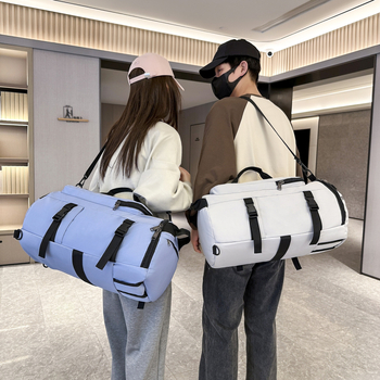 Unisex τσάντα ταξιδιού από Oxford ύφασμα, χωρητικότητα 20–35L, ελαφριά, αδιάβροχη, ανθεκτική στη φθορά, επεκτάσιμη, messenger-stílus για ελεύθερα ταξίδια