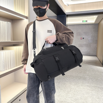 Unisex τσάντα ταξιδιού από Oxford ύφασμα, χωρητικότητα 20–35L, ελαφριά, αδιάβροχη, ανθεκτική στη φθορά, επεκτάσιμη, messenger-stílus για ελεύθερα ταξίδια