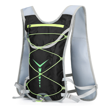 Sportinė kuprinė žygiams ir dviračiams – nailono išorė, poliesterio pamušalas, išlenkti pečių diržai, ultraleid, lengvinanti apkrovą