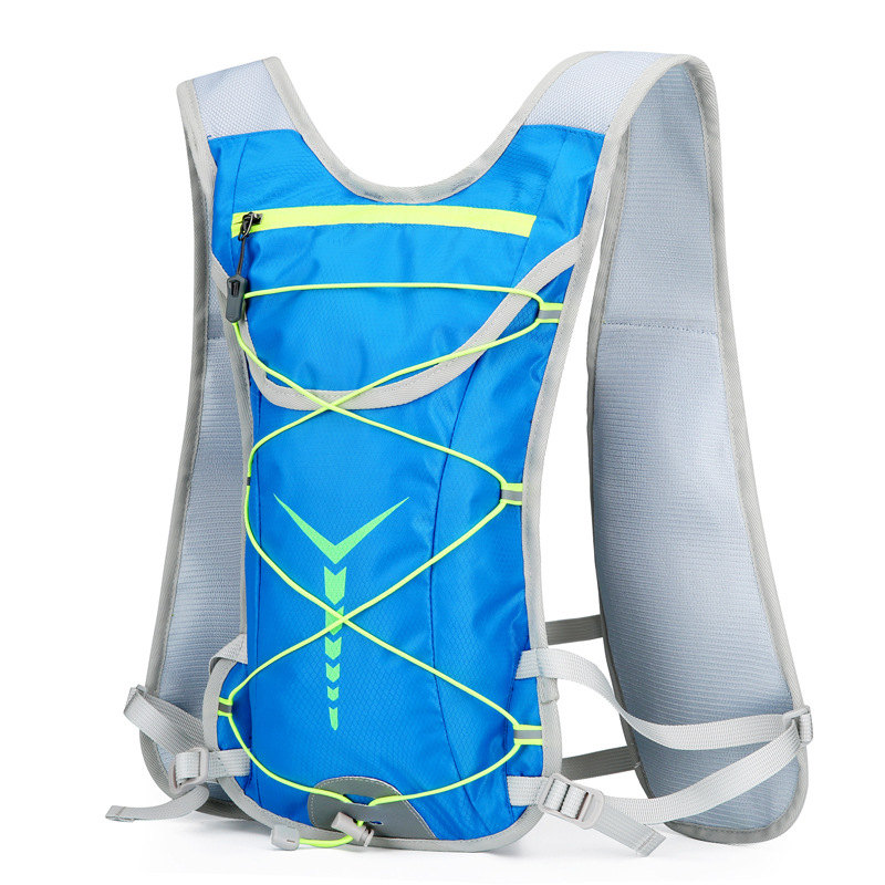 Sportinė kuprinė žygiams ir dviračiams – nailono išorė, poliesterio pamušalas, išlenkti pečių diržai, ultraleid, lengvinanti apkrovą