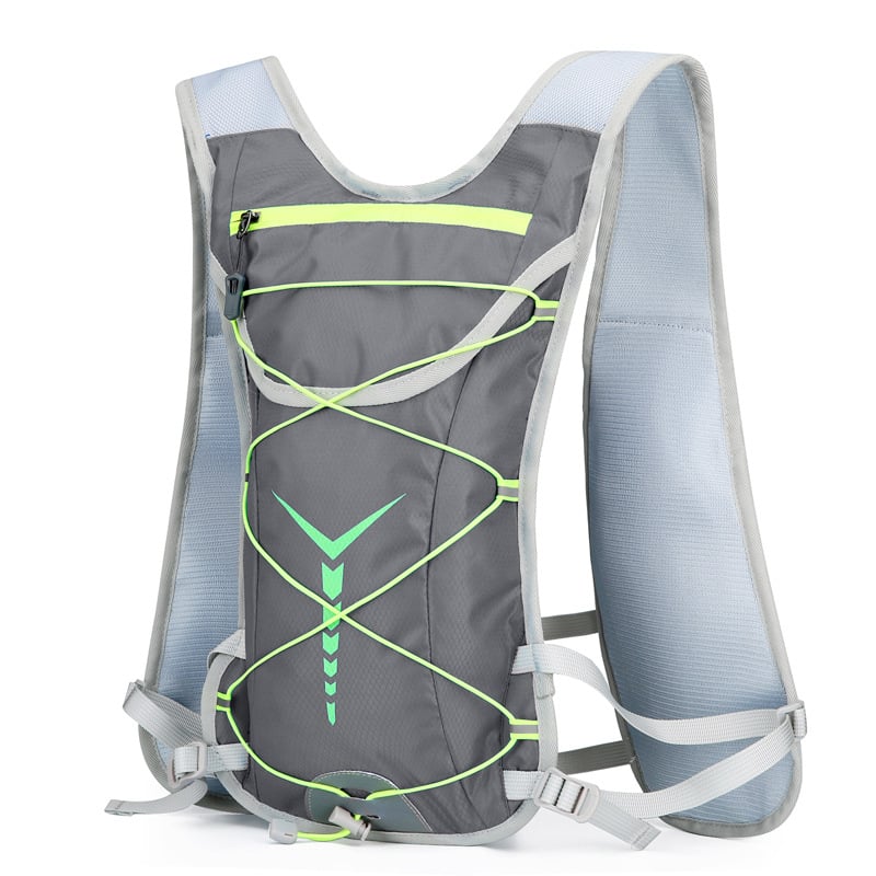 Sportinė kuprinė žygiams ir dviračiams – nailono išorė, poliesterio pamušalas, išlenkti pečių diržai, ultraleid, lengvinanti apkrovą