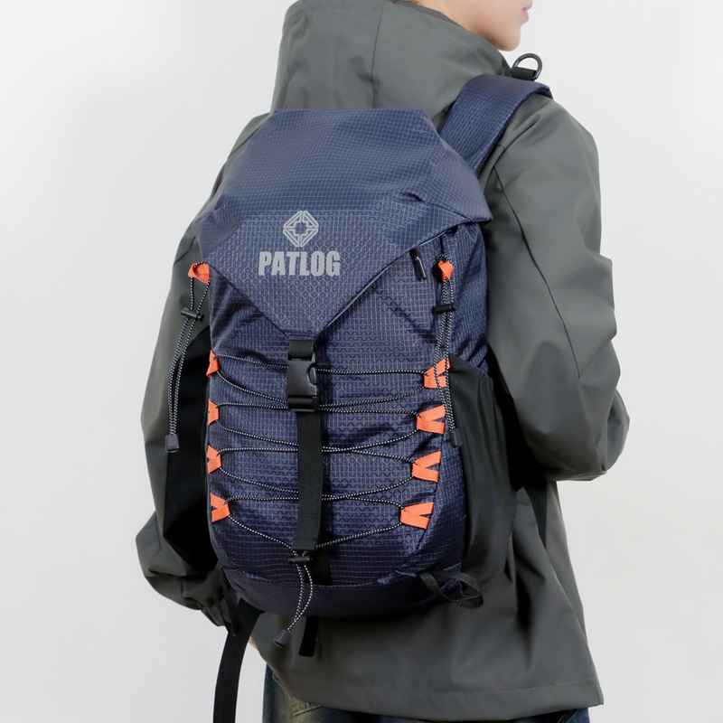 Nailona pārgājienu mugursoma, gan vīriešiem, gan sievietēm ar gaisa spilvenu siksnām, ārējiem sportiem, pavasaris 2025