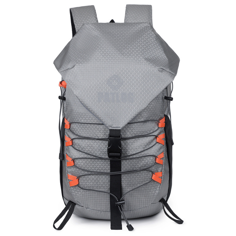 Nailona pārgājienu mugursoma, gan vīriešiem, gan sievietēm ar gaisa spilvenu siksnām, ārējiem sportiem, pavasaris 2025