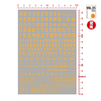 Meowsmith Воден трансфер стикер VOL5 – Дигитален символен модел, Флуоресцентен