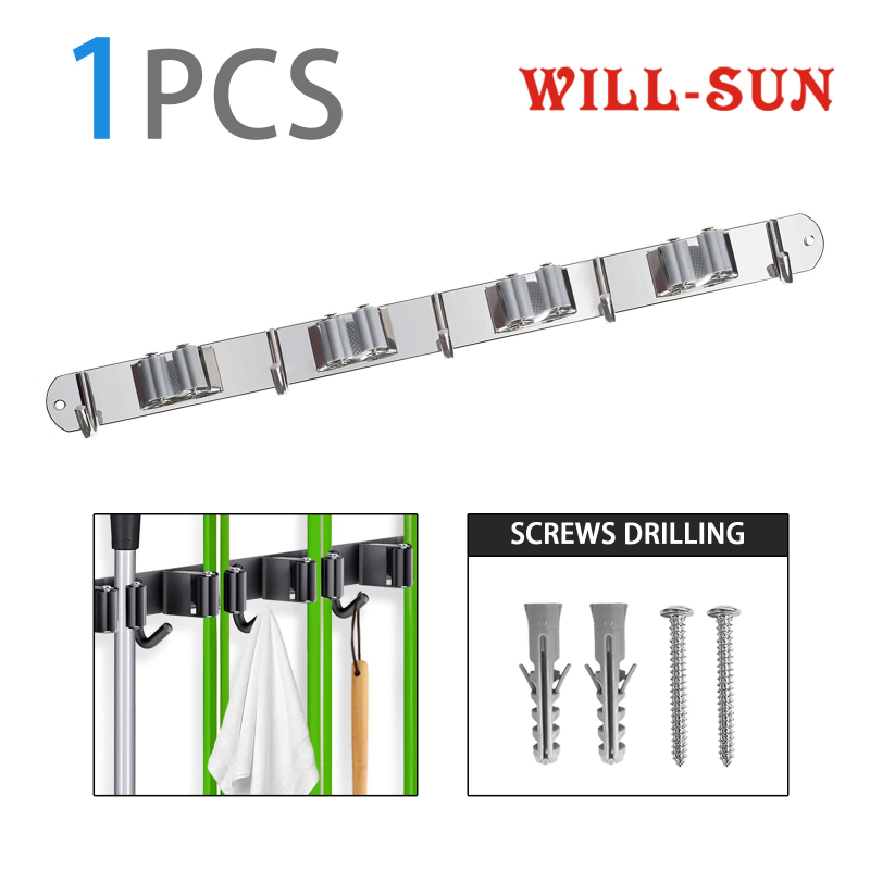 Laikiklis mopui - sieninis montavimas be gręžimo, metalinė konstrukcija, modernus minimalistinis stilius, apkrova (5–10 kg)