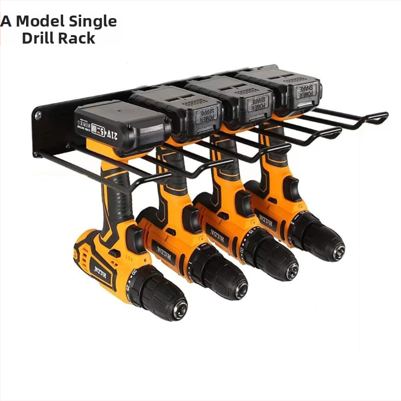 Sieninis įrankių laikymo laikiklis – modernus minimalistinis daugiafunkcinis organizatorius elektriniam grąžtuvui (apkrovos talpa: 0-100)