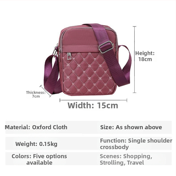 Pečių krepšys, Oxford audinys, kasdieniam naudojimui, vyriška