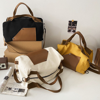 Γυναικείο πολυλειτουργικό σακίδιο για ελεύθερο χρόνο και ταξίδια, συμβατό με 14-ιντσών φορητό, εσωτερική επένδυση από καμβά