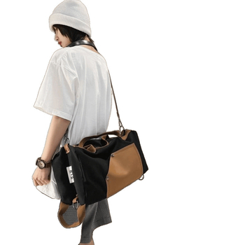 Γυναικείο πολυλειτουργικό σακίδιο για ελεύθερο χρόνο και ταξίδια, συμβατό με 14-ιντσών φορητό, εσωτερική επένδυση από καμβά