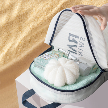 Πολυλειτουργική EVA τσάντα καλλυντικών, γυμναστηρίου και κολύμβησης, απλό και μοντέρνο στυλ, με οργάνωση αποθήκευσης, κατάλληλη για όλους τους σκοπούς